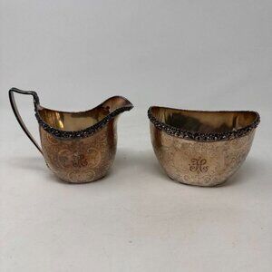 Vintage SM Cream & Sugar England 23 Antique Victorian Silver?